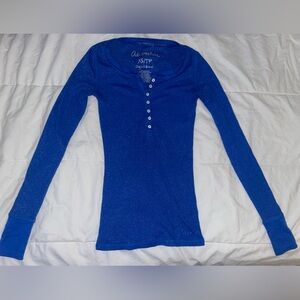 Aeropostale Blue Long Sleeve Tee